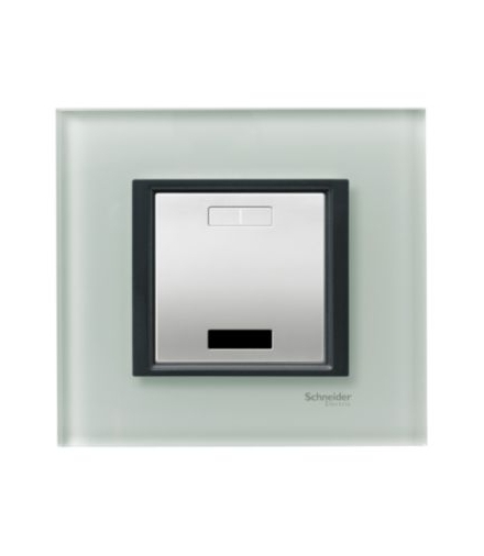 Unica Class, ramka 1-krotna, szare szkło Schneider MGU68.002.7C3