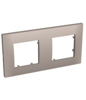 Altira ramka montażowa 2 zespoły pozioma granit 71 mm Schneider ALB45722
