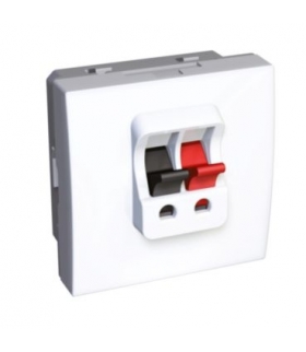 Schneider Electric Altira - gniazdo głośnikowe - 1 gniazdo - biel polarna ALB44387