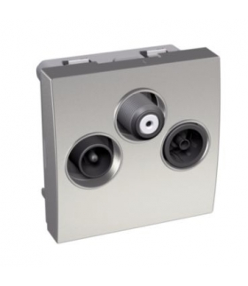 Altira gniazdo R TV/SAT aluminium Schneider ALB46322