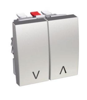 Altira przycisk pojedynczy 10 A aluminium Schneider ALB46089