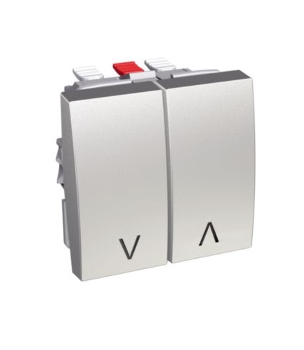 Altira przycisk pojedynczy 10 A aluminium Schneider ALB46089