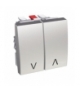 Altira przycisk pojedynczy 10 A aluminium Schneider ALB46089