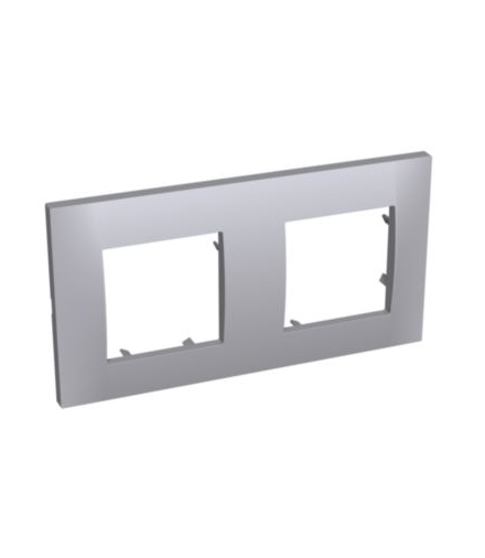Altira - ramka montażowa - 2 zespoły pozioma - szary alabaster - 71 mm ALB45732