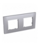 Altira - ramka montażowa - 2 zespoły pozioma - szary alabaster - 71 mm ALB45732