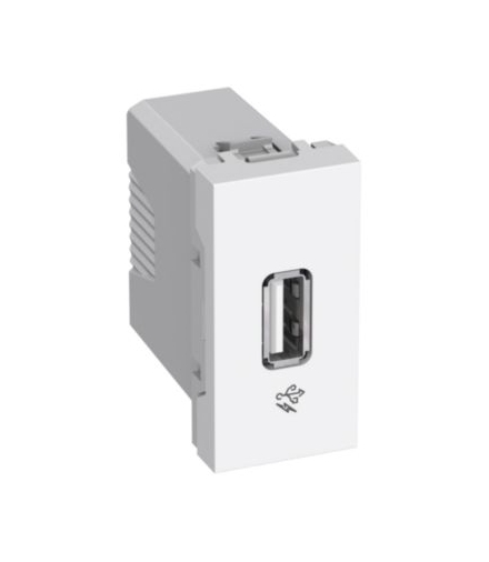 Altira Ładowarka USB 2.0 1A 127 / 220V 1 moduł biały Schneider ALB44374