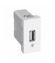 Altira Ładowarka USB 2.0 1A 127 / 220V 1 moduł biały Schneider ALB44374