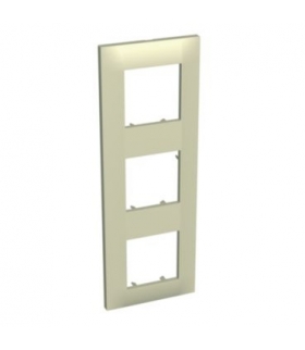 Altira - ramka ozdobna - dla 3 mechanizmów pionowa - róż piaskowy- 71 mm ALB45719