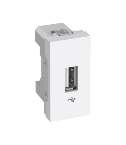 Altira USB złącze danych 1 moduł biały Schneider ALB44375