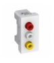 Altira 3 Gniazdo wtykowe RCA 1 moduł biały Schneider ALB44372