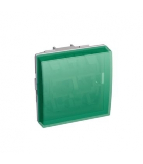 Altira Płaski wskaźnik lampy z dyfuzorem 45 mm - bez lampy zielony Schneider ALB45546