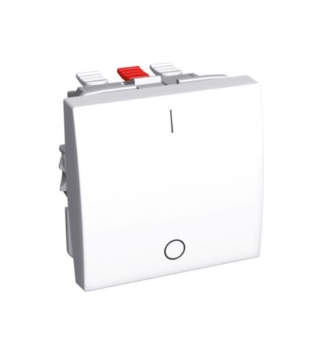 Altira łącznik 2 biegunowy 16 A biel polarna Schneider ALB44053