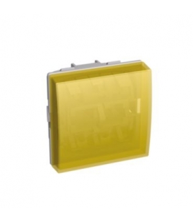 Altira Płaski wskaźnik lampy z dyfuzorem 45 mm - bez lampy pomarańczowy Schneider ALB45547