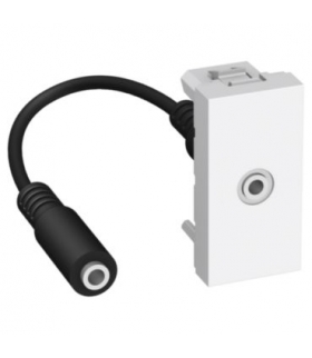 Altira Złącze mini jack 3,5 1 moduł biały Schneider ALB44371