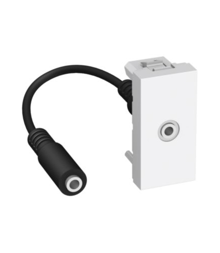 Altira Złącze mini jack 3,5 1 moduł biały Schneider ALB44371