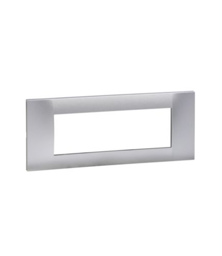 Altira - ramka ozdobna - dla 3 mechanizmów jednokrotna pozioma - aluminium ALB46656