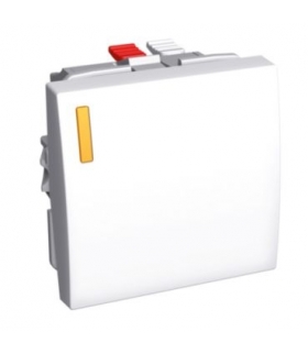 Altira łącznik schodowy 16 A biel polarna lampka podświetl. Schneider ALB44077