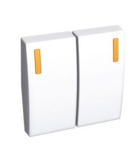 Altira klawisz łącznika 2 x 1 moduł biel polarna Schneider ALB44084