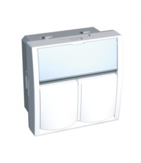 Altira pokrywa gniazda do konektora RJ45 podwójna Infraplus biel polarna Schneider ALB44384