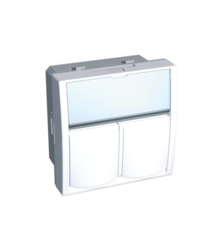 Altira pokrywa gniazda do konektora RJ45 podwójna Infraplus biel polarna Schneider ALB44384