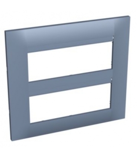 Altira - ramka montażowa - 2x3 mechanizmy 2 zespoły pozioma - błękit stalowy ALB45748