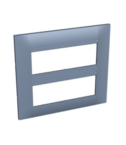 Altira - ramka montażowa - 2x3 mechanizmy 2 zespoły pozioma - błękit stalowy ALB45748