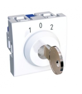 Altira łącznik z kluczykiem pojedynczy, 3 pozycyjny 16 A biel polarna Schneider ALB44030