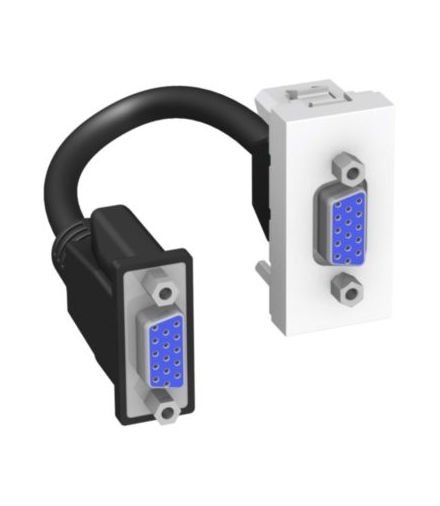 Altira Gniazdo żeńskie HD15 1 moduł biały Schneider ALB44370