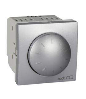 Altira ściemniacz z reg. obrot. łącznik 2 drożny 40 400W/VA aluminium Schneider ALB46192