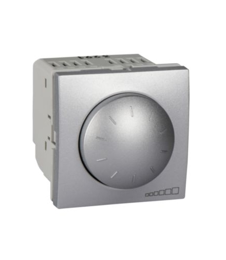 Altira ściemniacz z reg. obrot. łącznik 2 drożny 40 400W/VA aluminium Schneider ALB46192