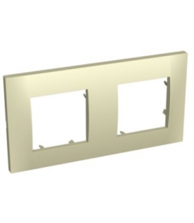 Altira - ramka montażowa - 2 zespoły pozioma - róż piaskowy - 71 mm ALB45712