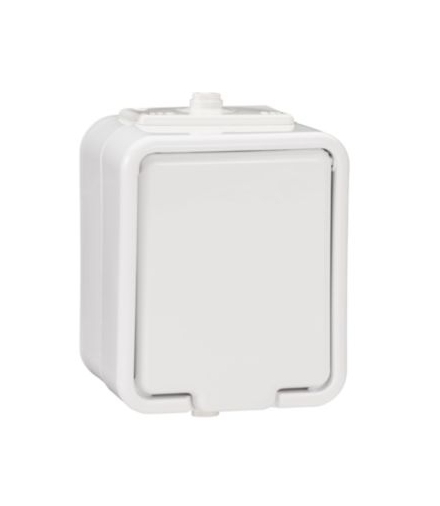 Cedar Gniazdo pojedyncze 2P+PE IP44 biały Schneider NT130H01