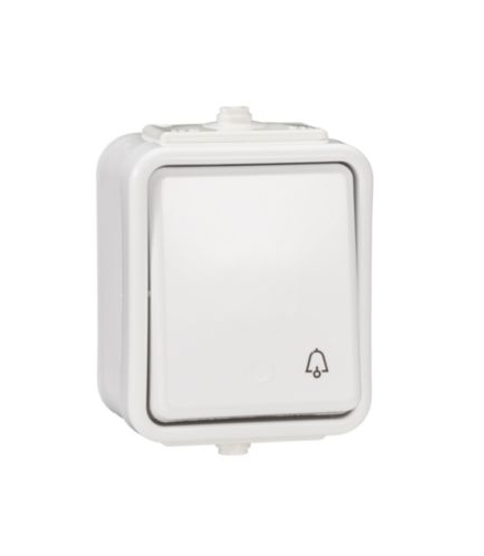 Cedar Przycisk "dzwonek" IP44 biały Schneider WNT101C01