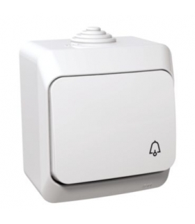 Cedar Plus Przycisk "dzwonek" IP44 biały Schneider WDE000512