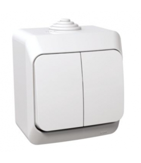 Cedar Plus Łącznik świecznikowy IP44 biały Schneider WDE000550