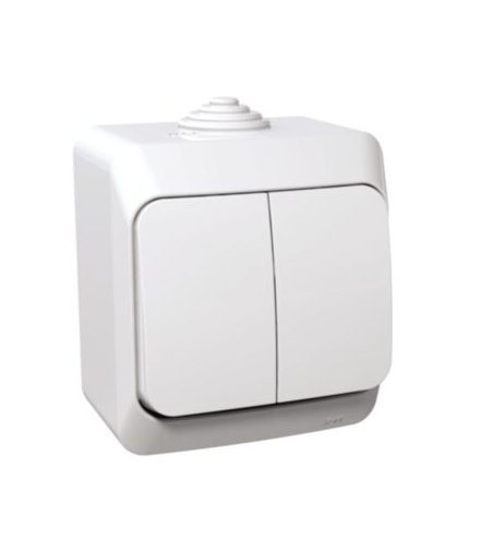 Cedar Plus Łącznik świecznikowy IP44 biały Schneider WDE000550