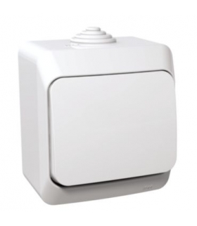 Cedar Plus Łącznik 1-biegunowy IP44 biały Schneider WDE000510
