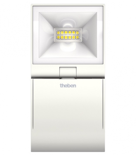 LAMPA PROJEKTOR LED theLEDA S10 BIAŁA 10W IP55 ŚWIATŁO BIAŁE NEUTRALNE 4000K