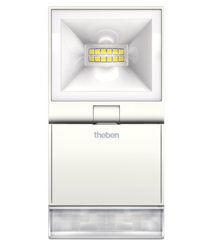 LAMPA PROJEKTOR LED theLEDA S10 BIAŁA 10W IP55 ŚWIATŁO BIAŁE NEUTRALNE 4000K