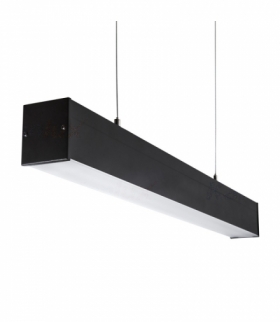Oprawa liniowa pod tuby LED T8 ALIN 4LED 620mm G13 czarny Kanlux 27411
