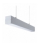 Oprawa liniowa pod tuby LED T8 ALIN 4LED 620mm G13 srebrny Kanlux 27412