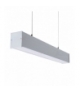 Oprawa liniowa pod tuby LED T8 ALIN 4LED 620mm G13 srebrny Kanlux 28445