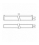 Oprawa liniowa LED ALIN LED 11W 573mm NT srebrny 3000K Kanlux 29352