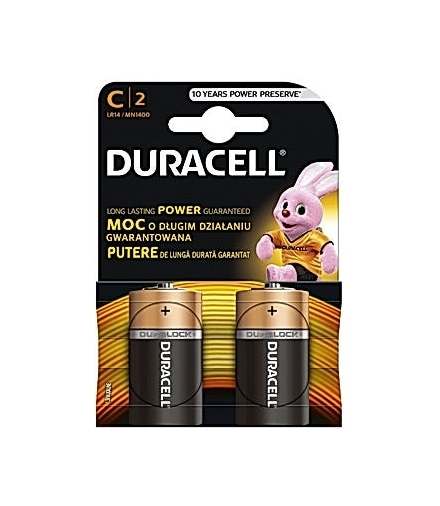 BATERIA DURACELL LR14/B2 DURACELL DBLR14BL2