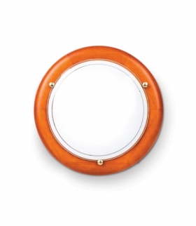 Plafon P1/2 MAŁY CLASSIC DREWNO ORANŻ KOBI LIGHT KRDRP0/ORANŻ
