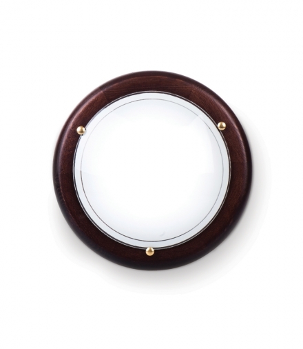 Plafon P1/2 MAŁY CLASSIC DREWNO ORZECH KOBI LIGHT KRDRP0/ORZEC