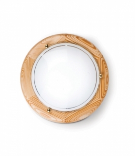 Plafon P1/2 MAŁY CLASSIC DREWNO SOSNA KOBI LIGHT KRDRP0/SOSNA