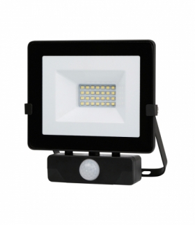 Naświetlacz LED MHNC z czujnikiem 20W PREMIUM barwa CIEPŁOBIAŁA KOBI LIGHT KFNLNC20CB