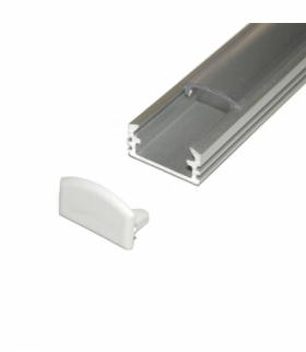 Profil P2S NAWIERZCHNIOWY ANODOWANY 1m ALU LED K1PLP2S 1M
