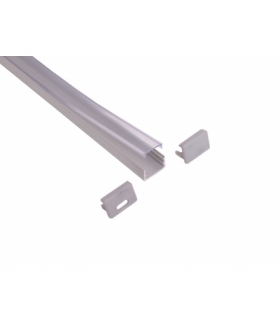 Profil P21S mikro NAWIERZCHNIOWY ANODOWANY 1m ALU LED K1PLP21S 1M